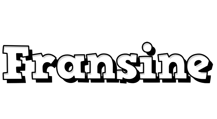 Fransine snowing logo