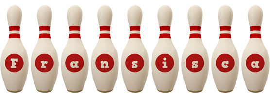 Fransisca bowling-pin logo