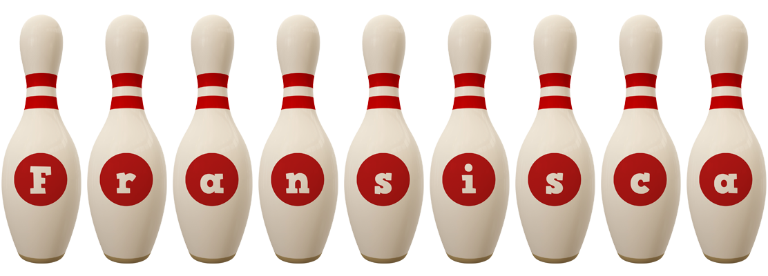 Fransisca bowling-pin logo