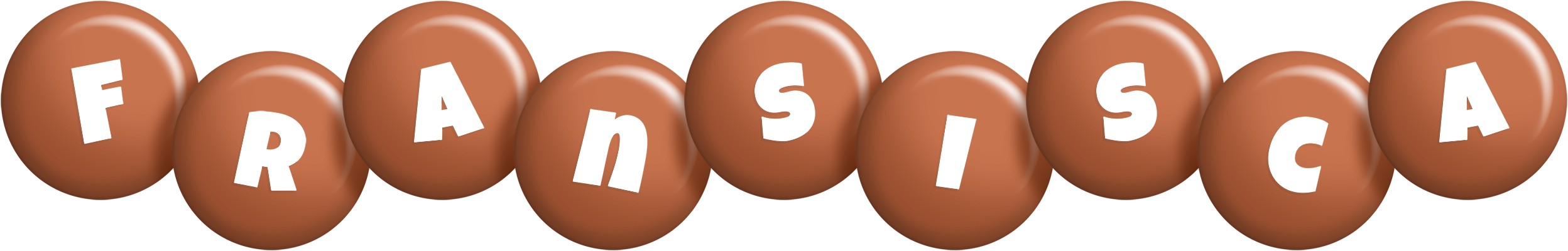 Fransisca candy-brown logo