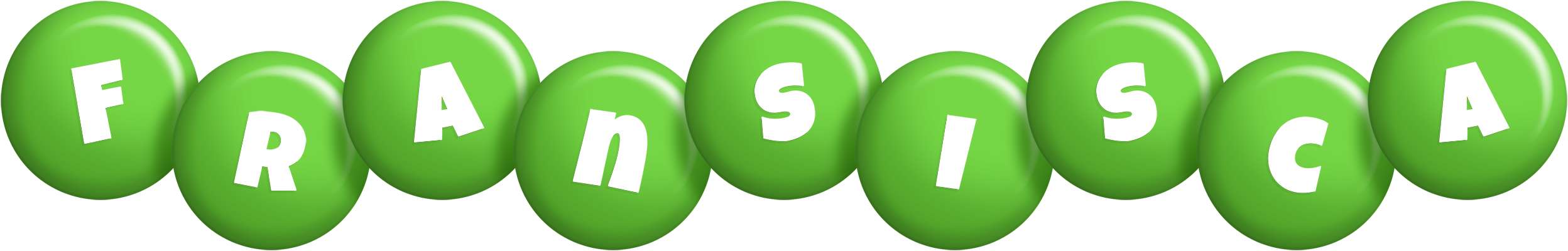 Fransisca candy-green logo