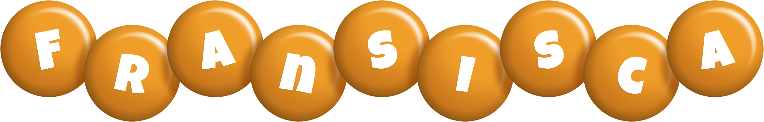 Fransisca candy-orange logo