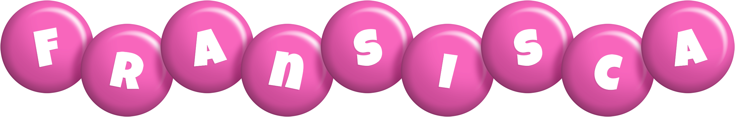 Fransisca candy-pink logo