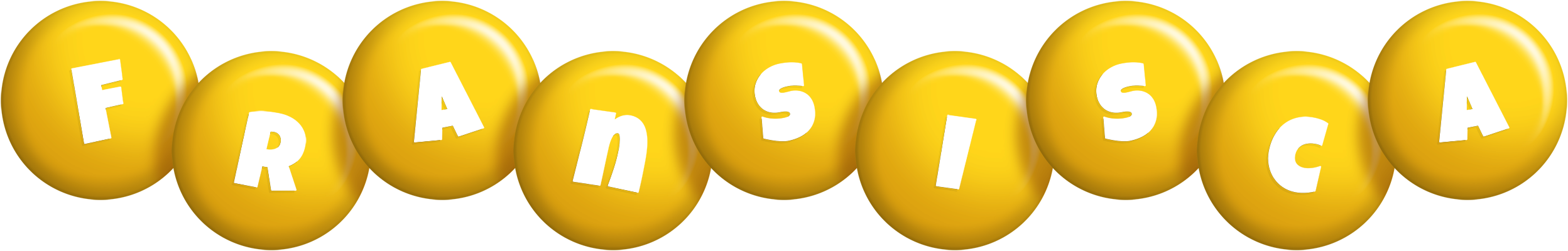 Fransisca candy-yellow logo
