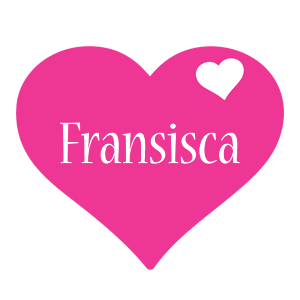 Fransisca love-heart logo