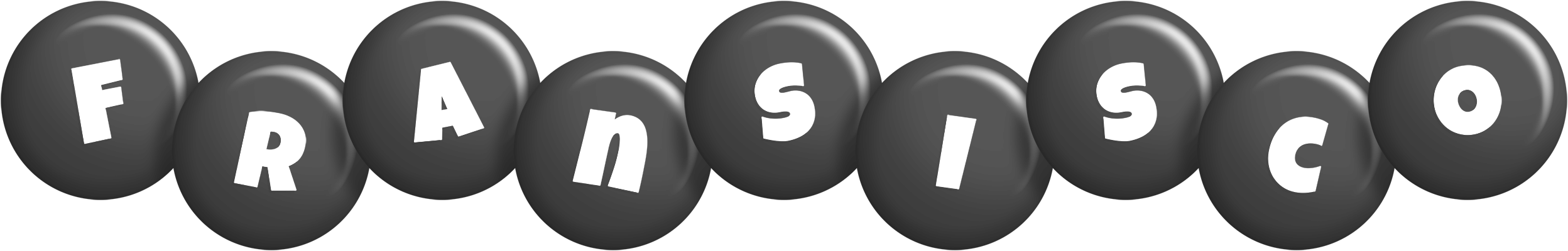 Fransisco candy-black logo