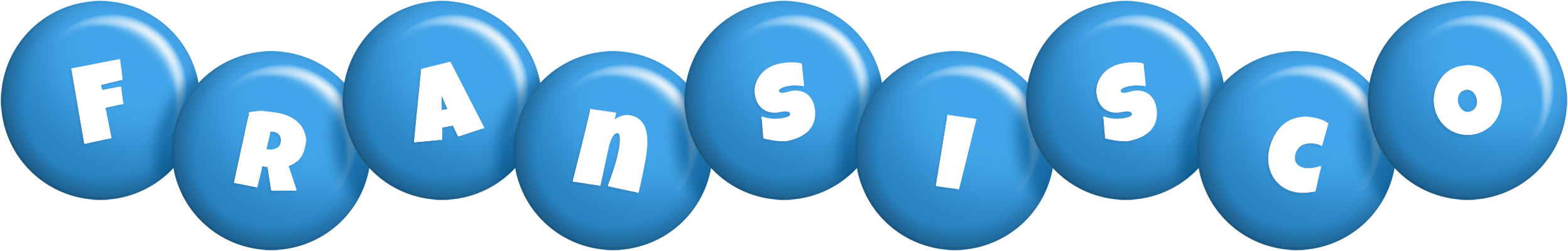 Fransisco candy-blue logo