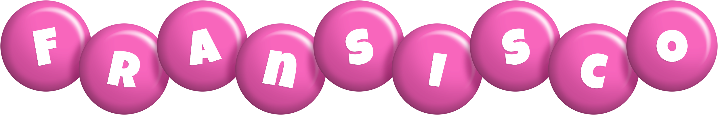 Fransisco candy-pink logo