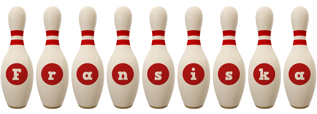 Fransiska bowling-pin logo