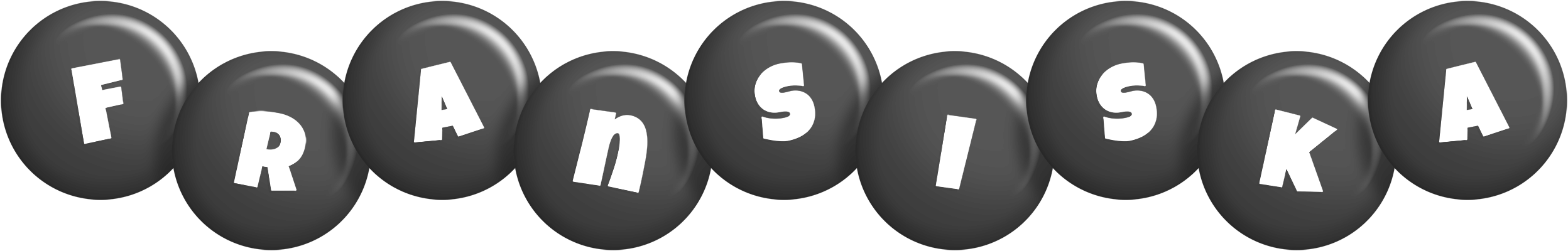 Fransiska candy-black logo
