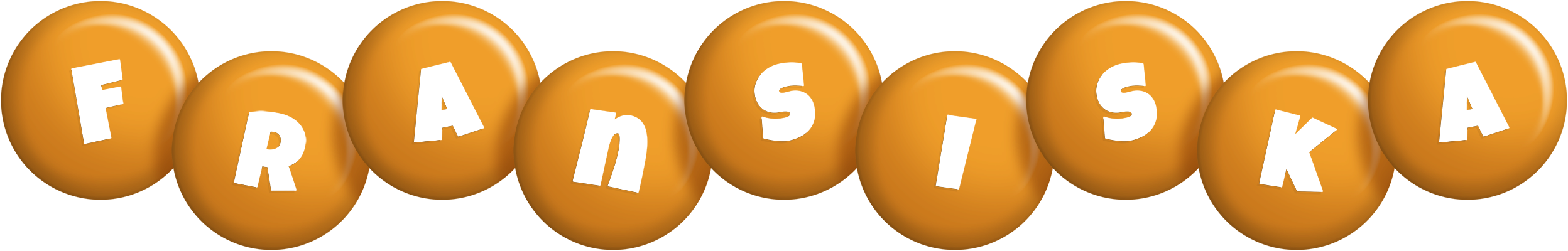 Fransiska candy-orange logo