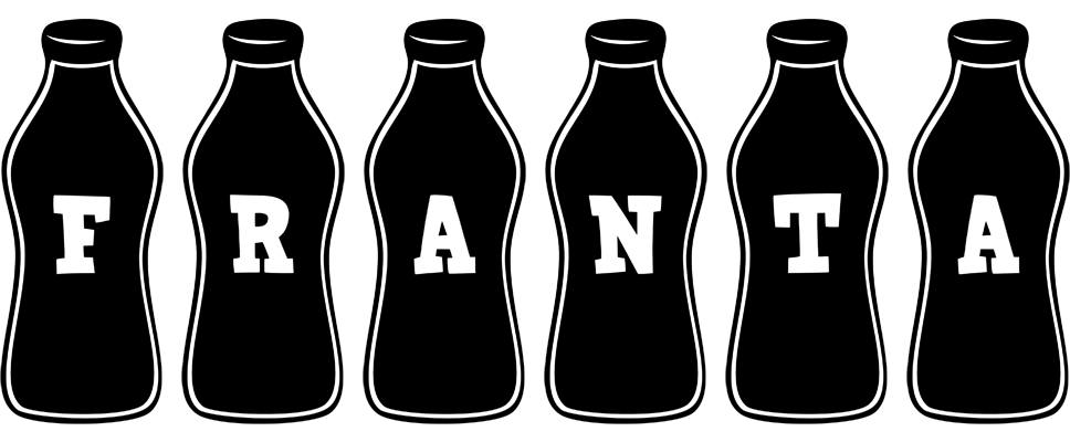 Franta bottle logo