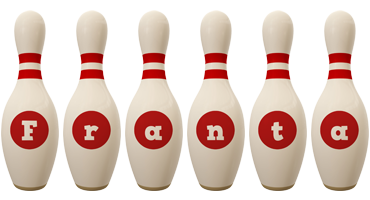 Franta bowling-pin logo