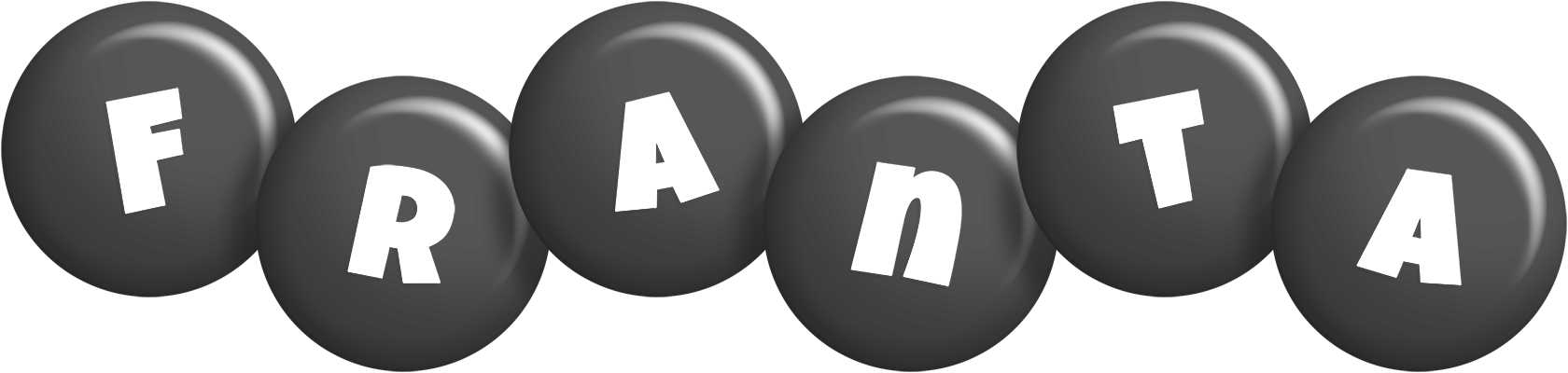 Franta candy-black logo