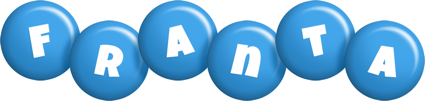 Franta candy-blue logo