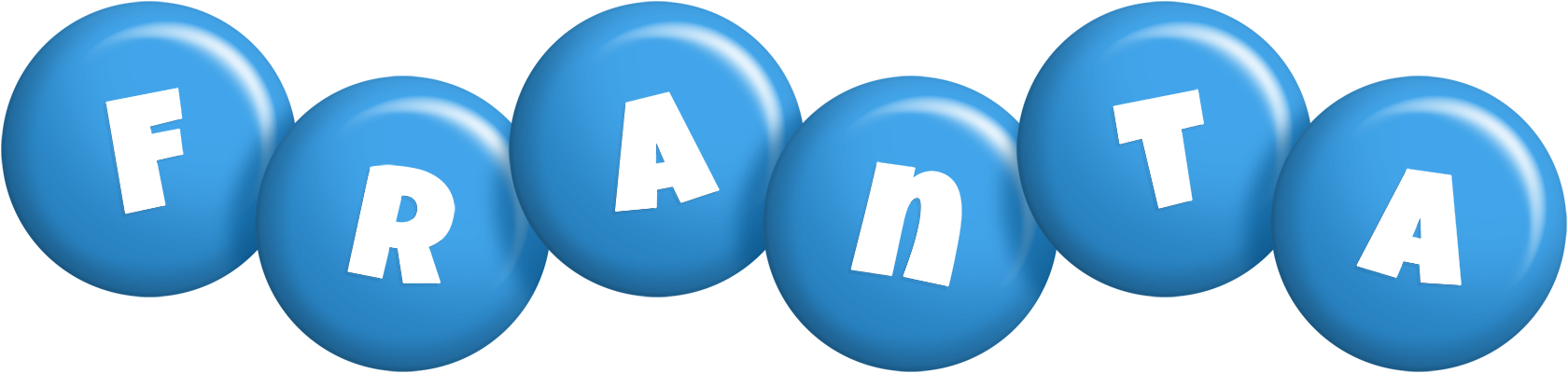 Franta candy-blue logo
