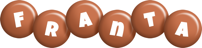 Franta candy-brown logo