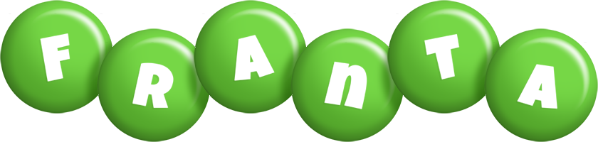 Franta candy-green logo