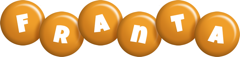 Franta candy-orange logo