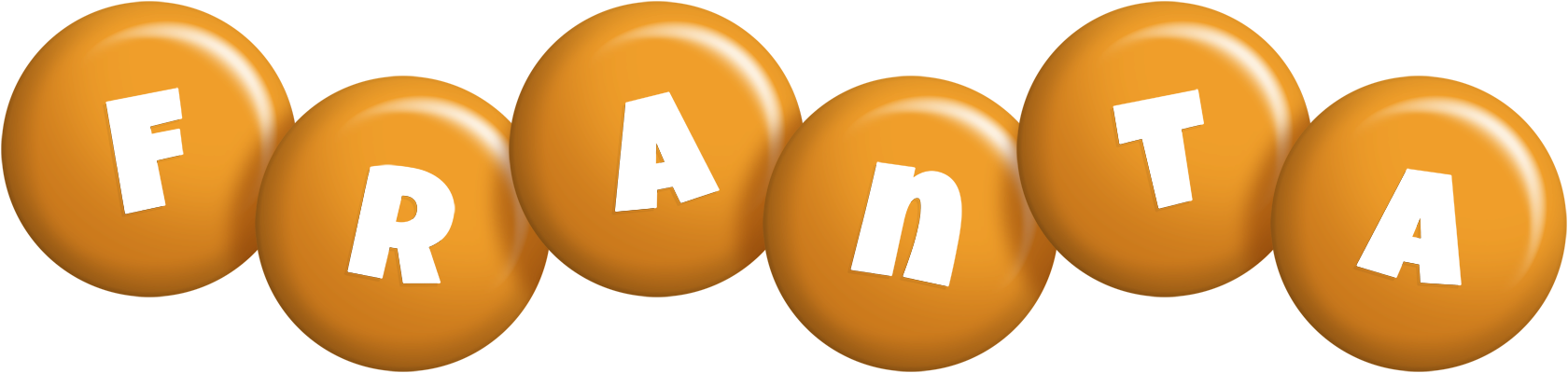 Franta candy-orange logo