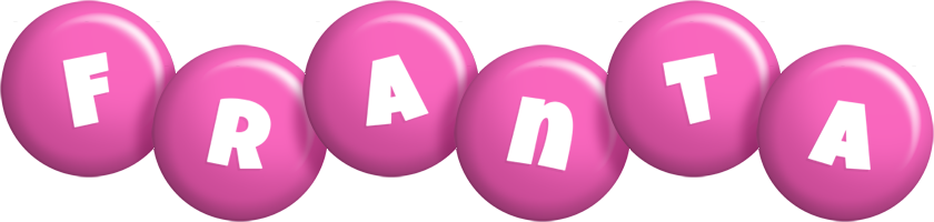 Franta candy-pink logo