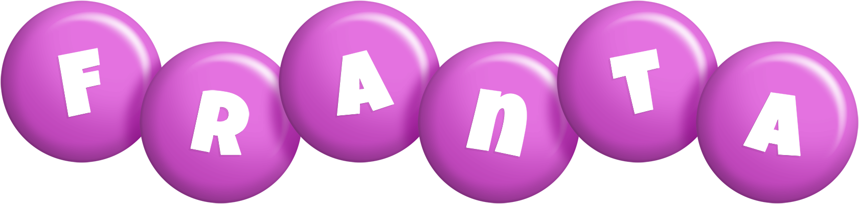 Franta candy-purple logo