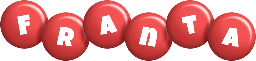 Franta candy-red logo