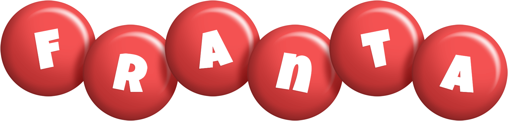Franta candy-red logo