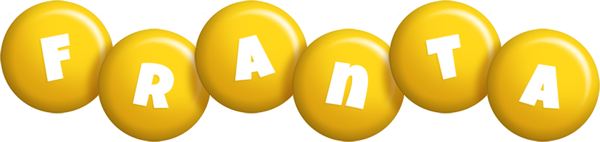 Franta candy-yellow logo