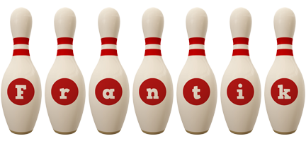 Frantik bowling-pin logo