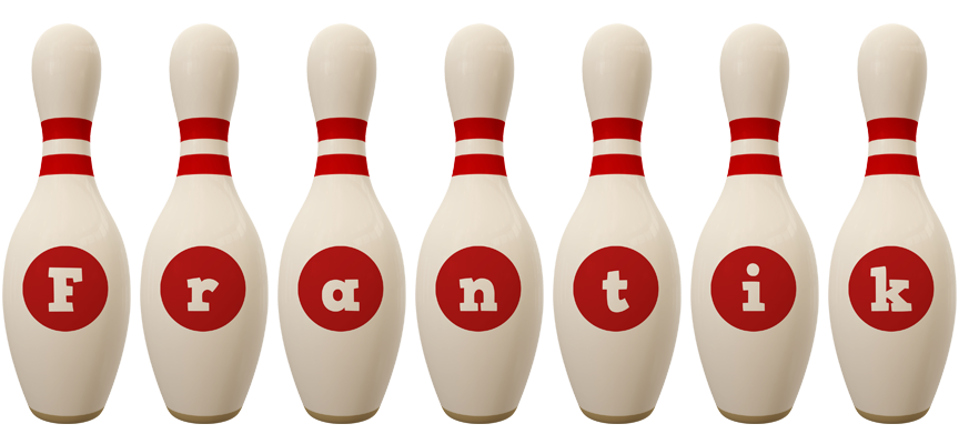 Frantik bowling-pin logo