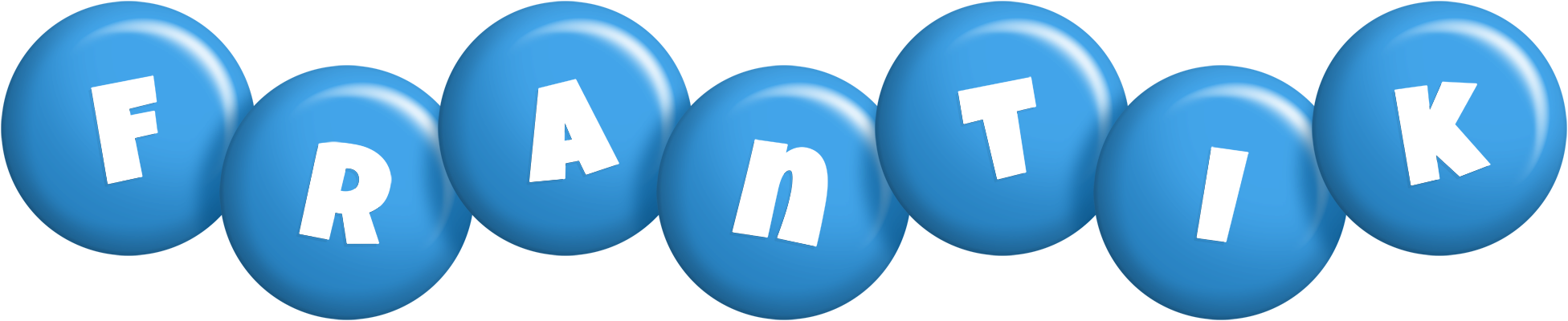 Frantik candy-blue logo
