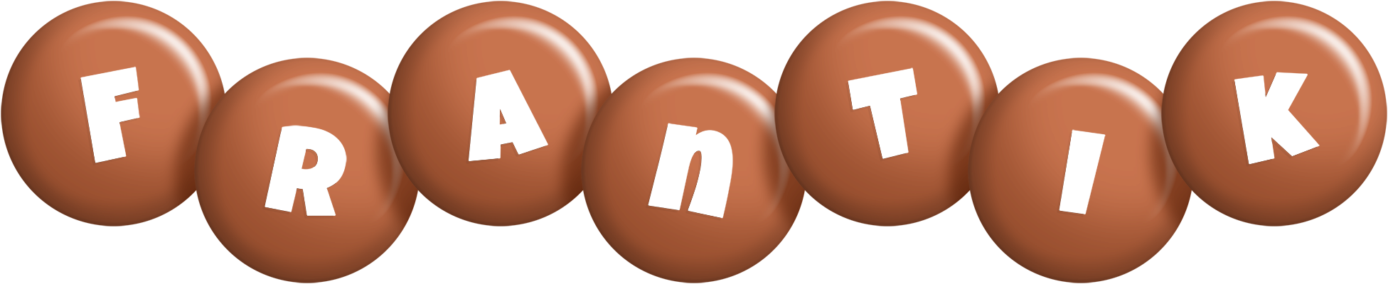 Frantik candy-brown logo