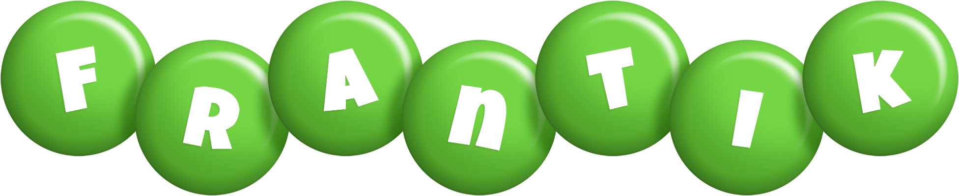 Frantik candy-green logo
