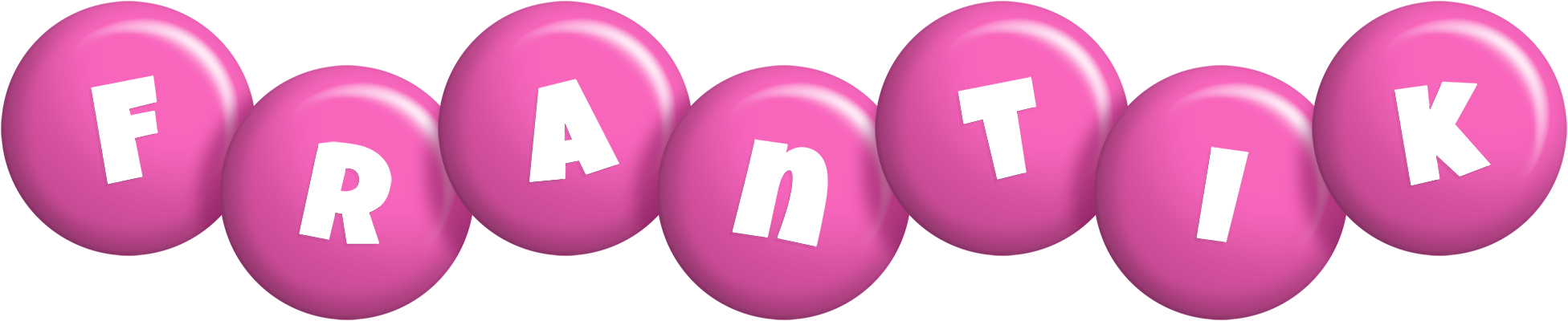 Frantik candy-pink logo