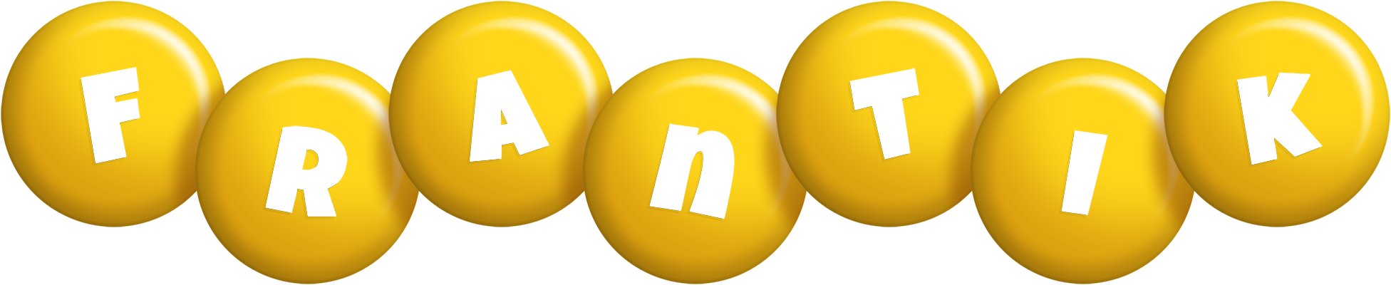 Frantik candy-yellow logo
