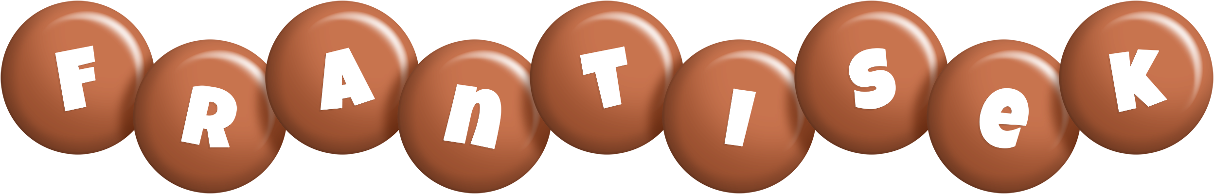 Frantisek candy-brown logo