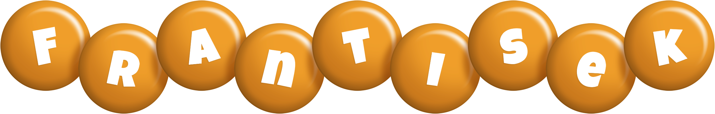Frantisek candy-orange logo