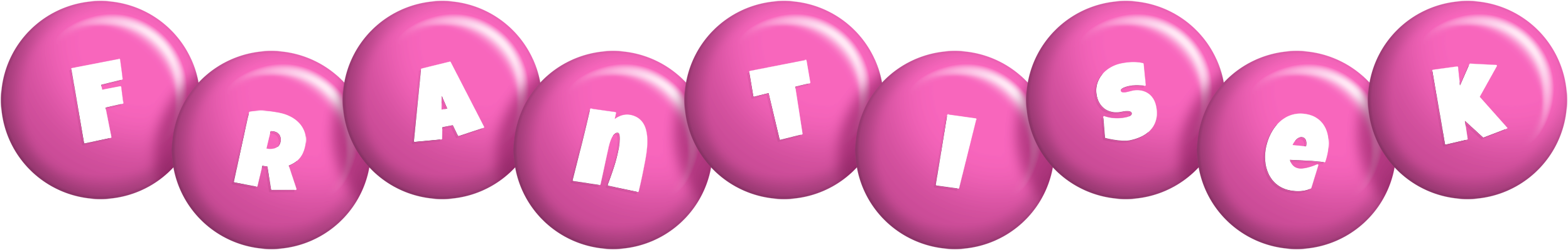 Frantisek candy-pink logo