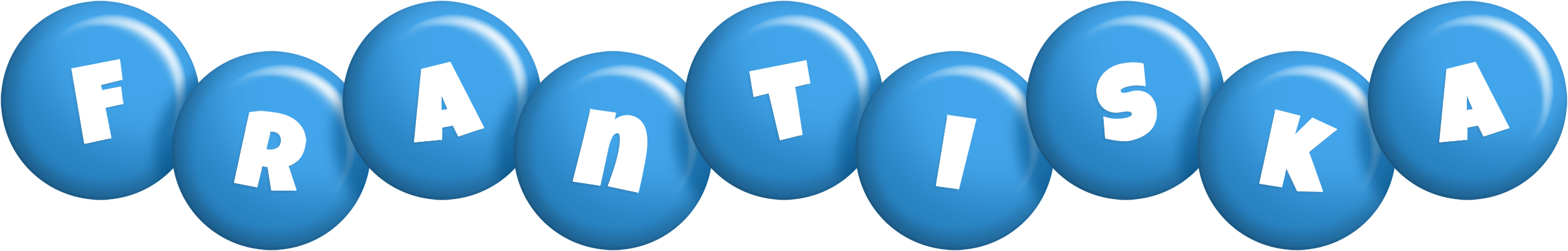 Frantiska candy-blue logo