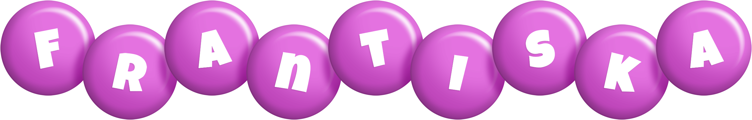 Frantiska candy-purple logo