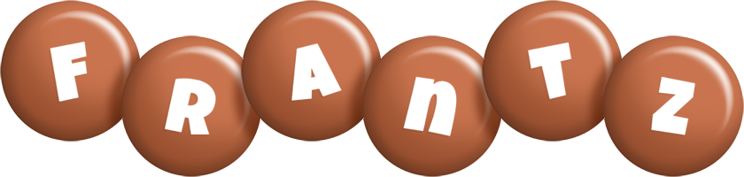 Frantz candy-brown logo