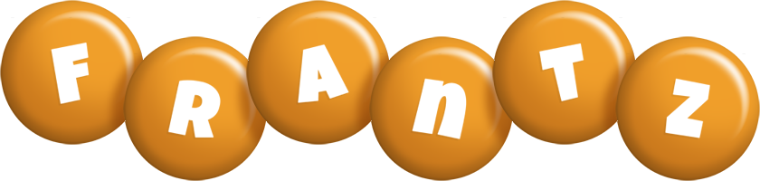 Frantz candy-orange logo