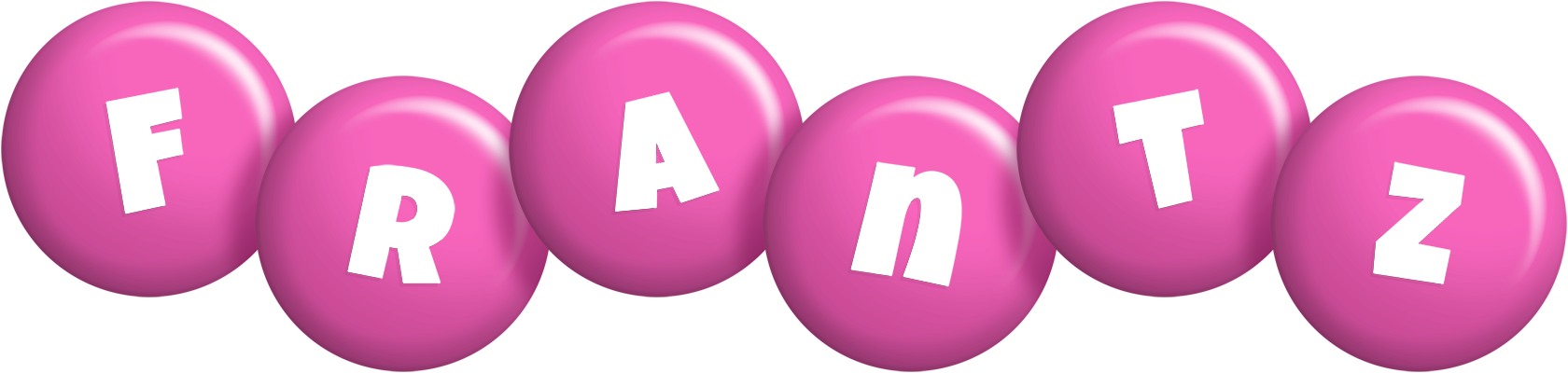 Frantz candy-pink logo