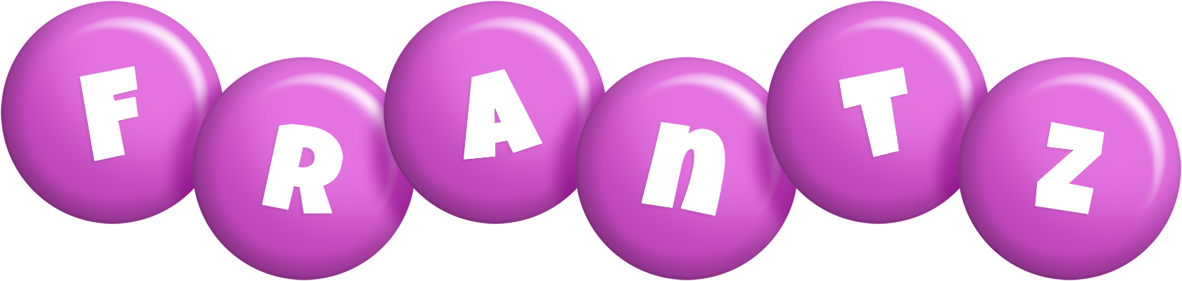 Frantz candy-purple logo