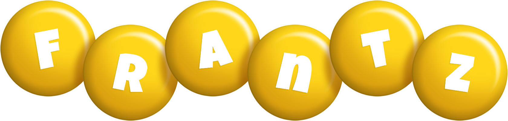 Frantz candy-yellow logo