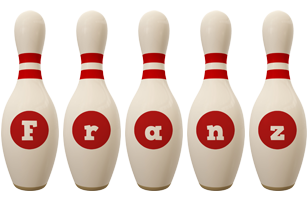 Franz bowling-pin logo
