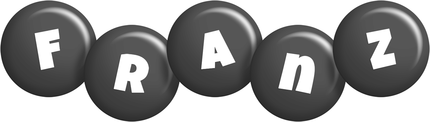 Franz candy-black logo
