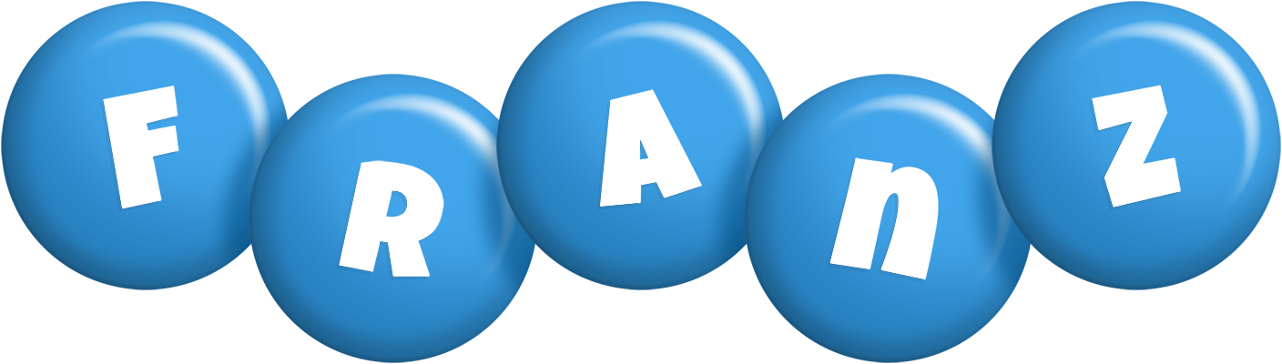 Franz candy-blue logo