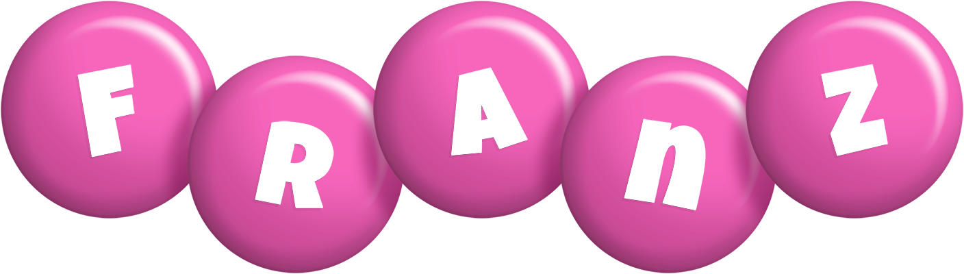 Franz candy-pink logo